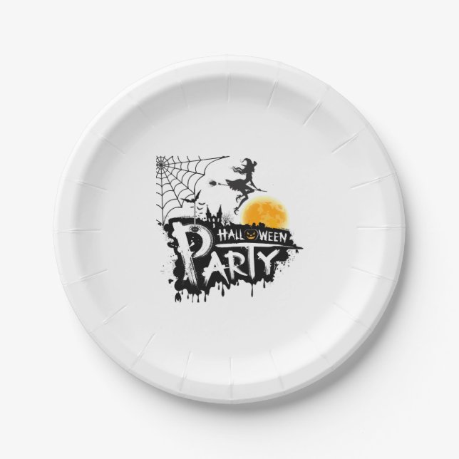 Prato De Papel Halloween (Frente)