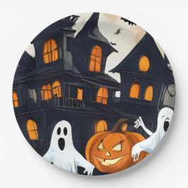Prato De Papel Halloween