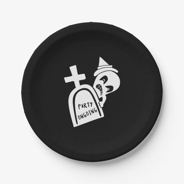 Prato De Papel Halloween (Frente)