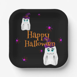 Prato De Papel Halloween