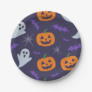 Prato De Papel Halloween