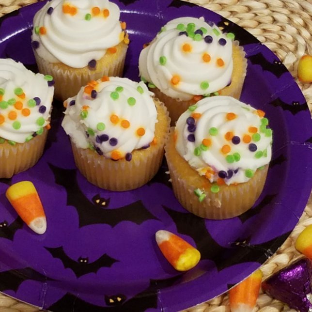 Prato De Papel Halloween Bats (Criador carregado)