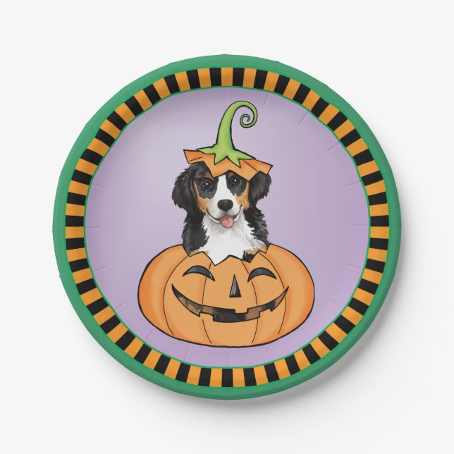 Prato De Papel Halloween Berner (Frente)