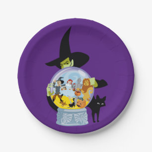 Prato De Papel Halloween do Wicked Witstal Ball