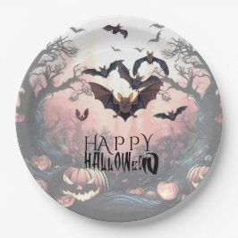 Prato De Papel Halloween Ficou Louco