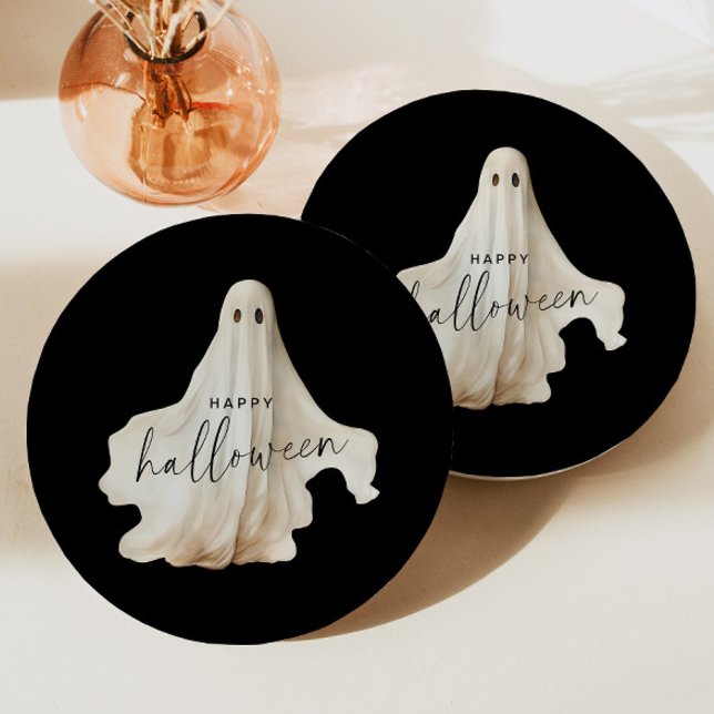 Prato De Papel Halloween Party Paper Plate Ghost Adult Spooky (Criador carregado)