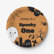 Halloween Sppoky One First Festa de aniversário