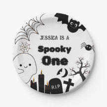 Halloween Sppoky One First Festa de aniversário