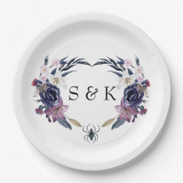 Prato De Papel Halloween Wedding