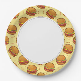 Prato De Papel Hambúrgueres