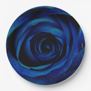 Prato De Papel HAMbyWG Blue Plate Jante de papel Rosa