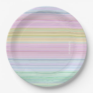 Prato De Papel HAMbyWG - Placa de papel 7 ou 9" - Linhas de multi