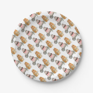 Prato De Papel Hamster bonito com presente de ilustração de muf