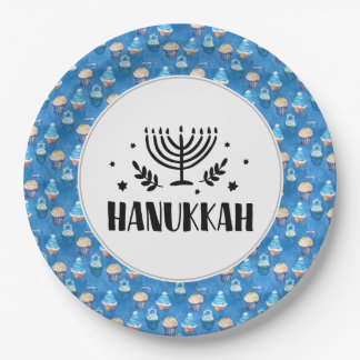 Prato De Papel Hanukkah