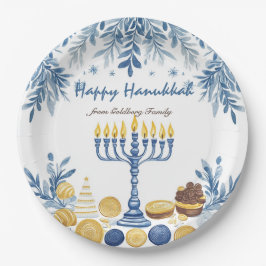 Prato De Papel Hanukkah Harmony