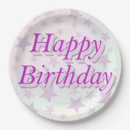 Prato De Papel Happy Birthday!!