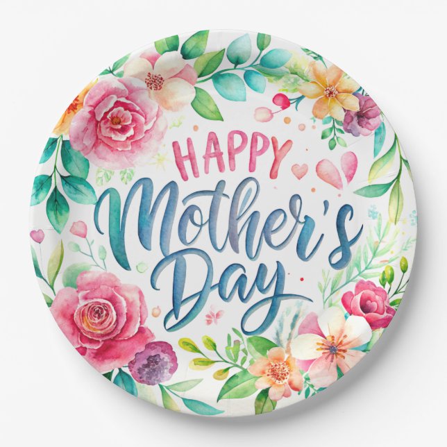 Prato De Papel Happy flower simple Libreta con espiral (Frente)