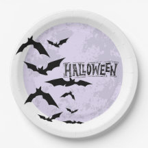 Happy Halloween Assiette en carton