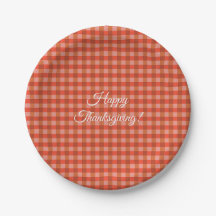 Happy Thanksgiving Paper Plates
