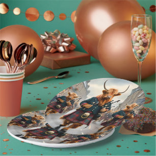 Prato De Papel Harmonia das Terras Altas: Banda de Vaca das Terra