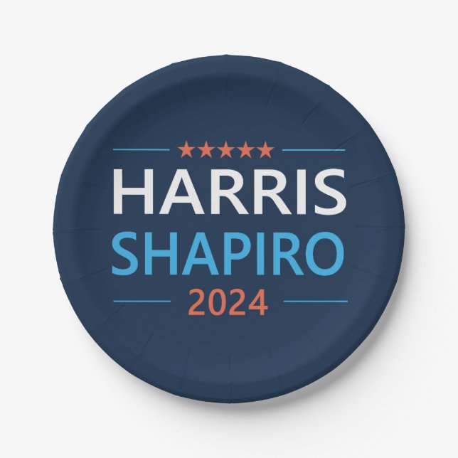 Prato De Papel Harris Shapiro 2024 (Frente)
