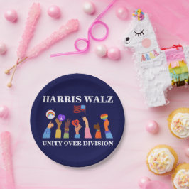 Prato De Papel Harris Waltz 2024 Unity Over Division