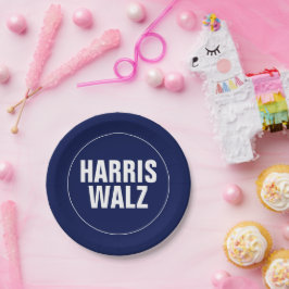 Prato De Papel Harris-Walz