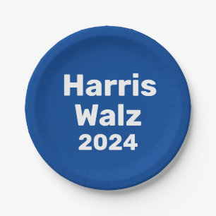Prato De Papel Harris / Walz 2024 Campanha Presidencial