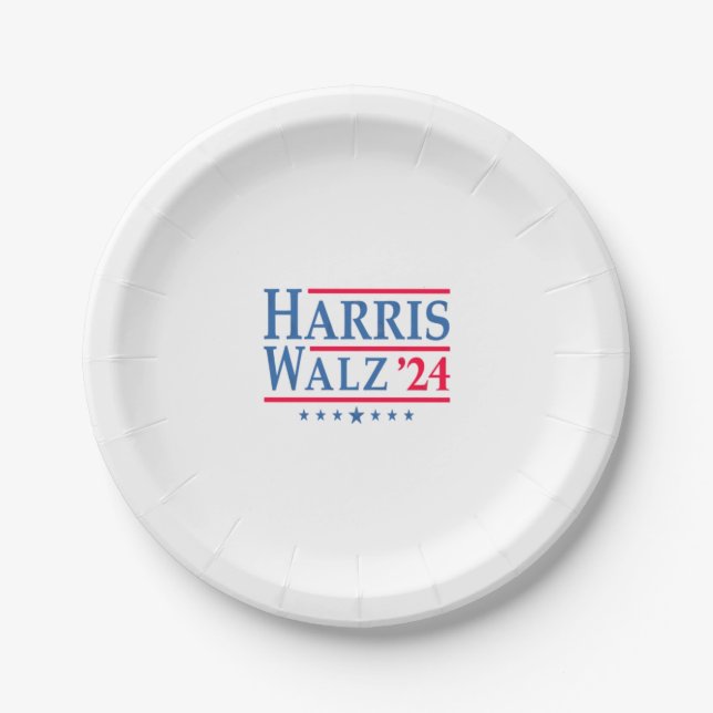 Prato De Papel Harris Walz 24 (Frente)