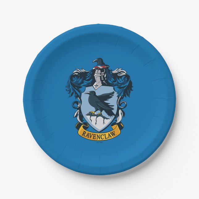 Prato De Papel Harry Potter  | Brasão Gótico da Ravenclaw (Frente)