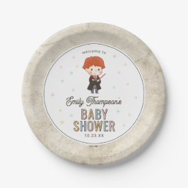 Prato De Papel Harry Potter Chibi Ron Weasley Mágico Chá de Bebê