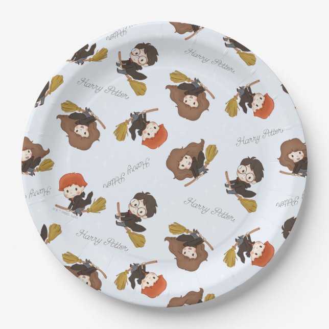 Prato De Papel HARRY POTTER™ e Hogwarts Aniversário (Frente)