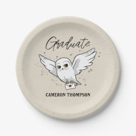 Prato De Papel Harry Potter | Formatura da Hedwig