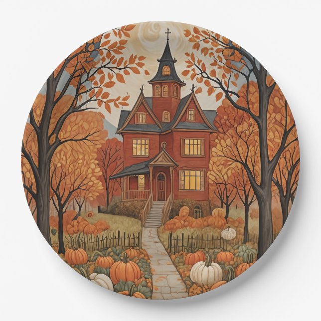 Prato De Papel Harvest Haunt (Frente)