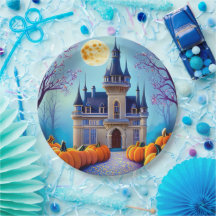 Harvest Moon Pumpkin Castle Plates
