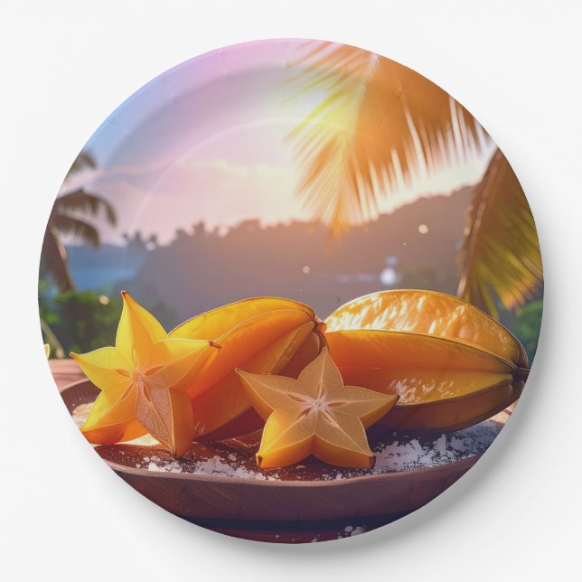 PRATO DE PAPEL HAWAII - I LOVE HAWAII (Frente)