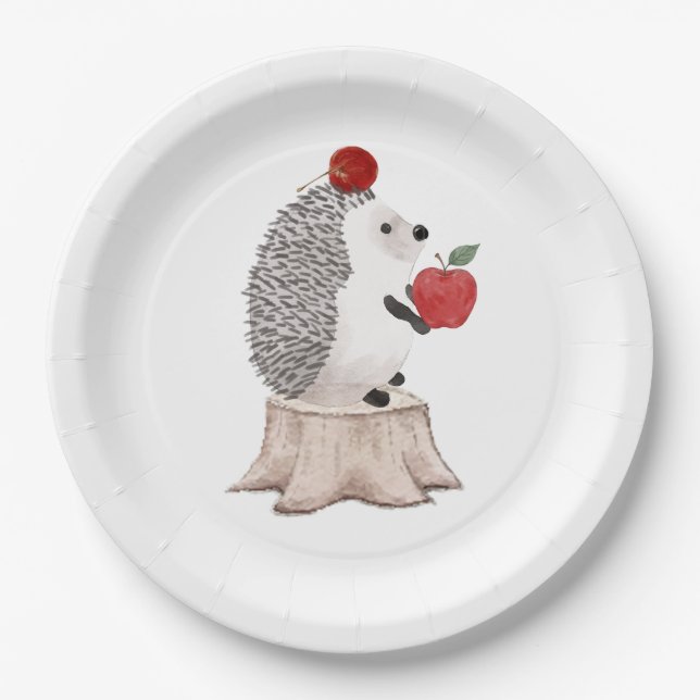Prato De Papel Hedgehog (Frente)