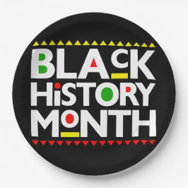 Prato De Papel História Negra Mês Melanin Bruh Sista Rainha