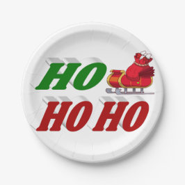 Prato De Papel Ho Ho Ho Papais noeis Esleigh
