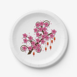 Prato De Papel Hoa Dao