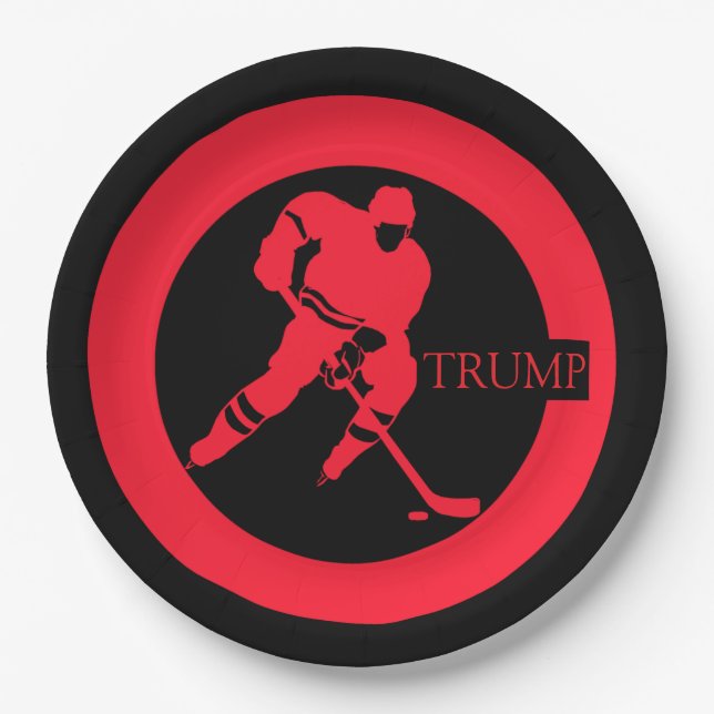 PRATO DE PAPEL HOCKEY (Frente)