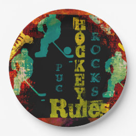 PRATO DE PAPEL HOCKEY