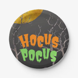 Prato de Papel Hocus Pocus