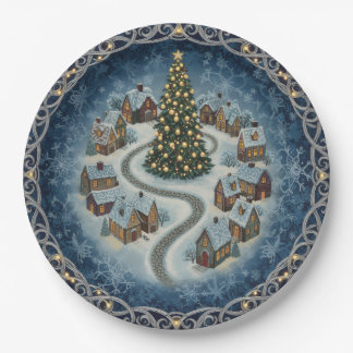 Prato De Papel Holiday Paper Plates