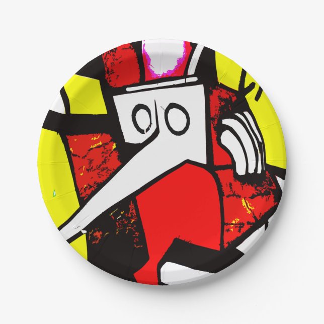 Prato De Papel Hominid (Frente)