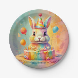 PRATO DE PAPEL " HOPPY BIRTHDAY DELIGHT "