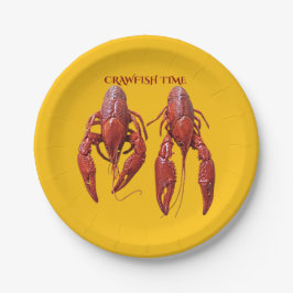 Prato De Papel Hora do Peixe-Rastos