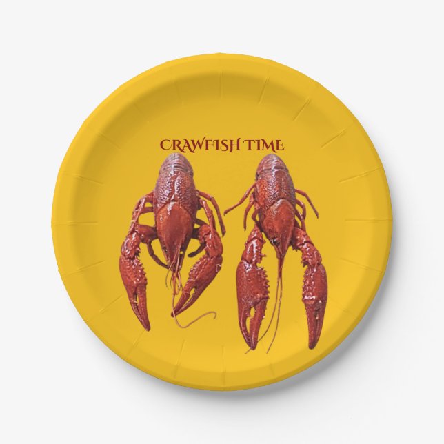 Prato De Papel Hora do Peixe-Rastos (Frente)