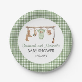 Prato De Papel Hunting Baby Shower | A Little Hunter Baby Shower 