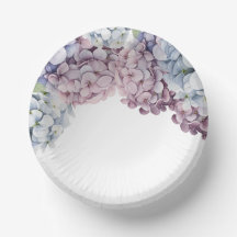 Hydrangea Chá de panela Paper Bowls